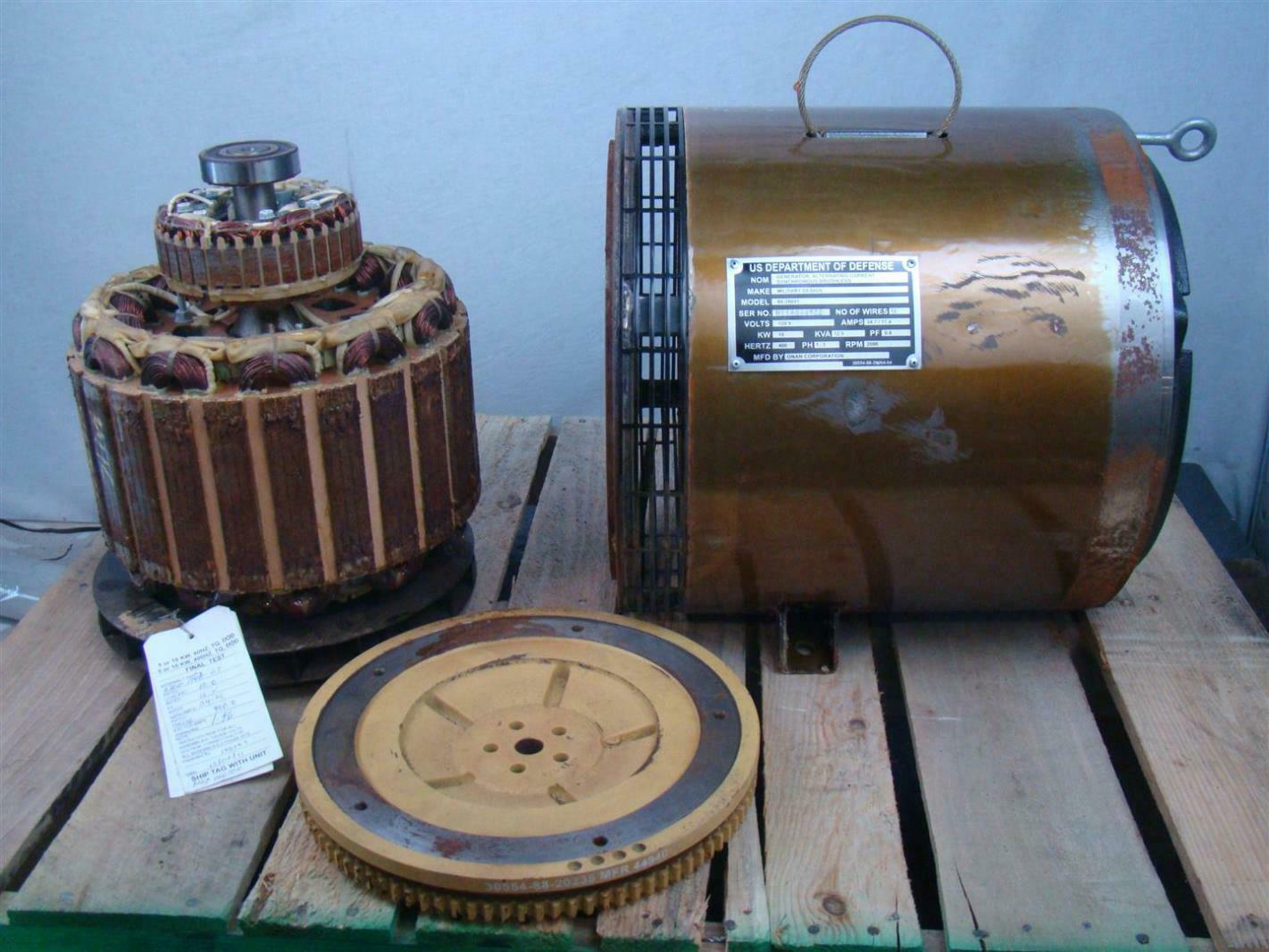 ONAN 10kw AC GENERATOR Head SYNCHRONOUS BRUSHLESS 120V PH1,3 HTZ 400 Joseph Fazzio, Incorporated