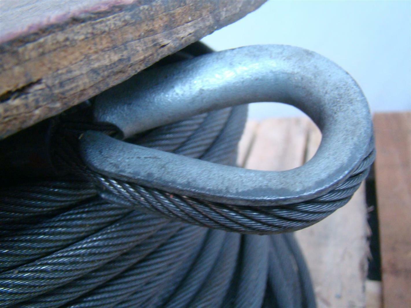 Nelson Wire Rope 1/2" Winch Cable X 150' 19X19 RR STRAND STEEL CABLE