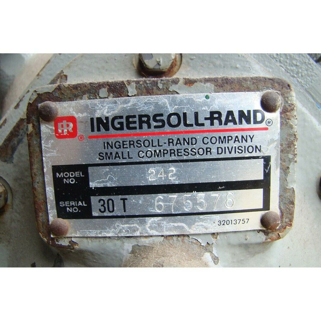 Ingersoll-Rand Air Compressor 5HP, 242 30T .