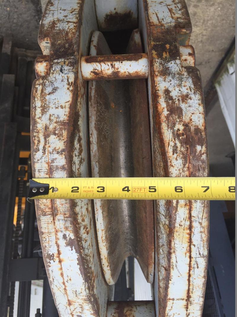McKissick 20 TON Crane Block, 16" Single Sheave Pulley , 9289 Joseph Fazzio, Incorporated