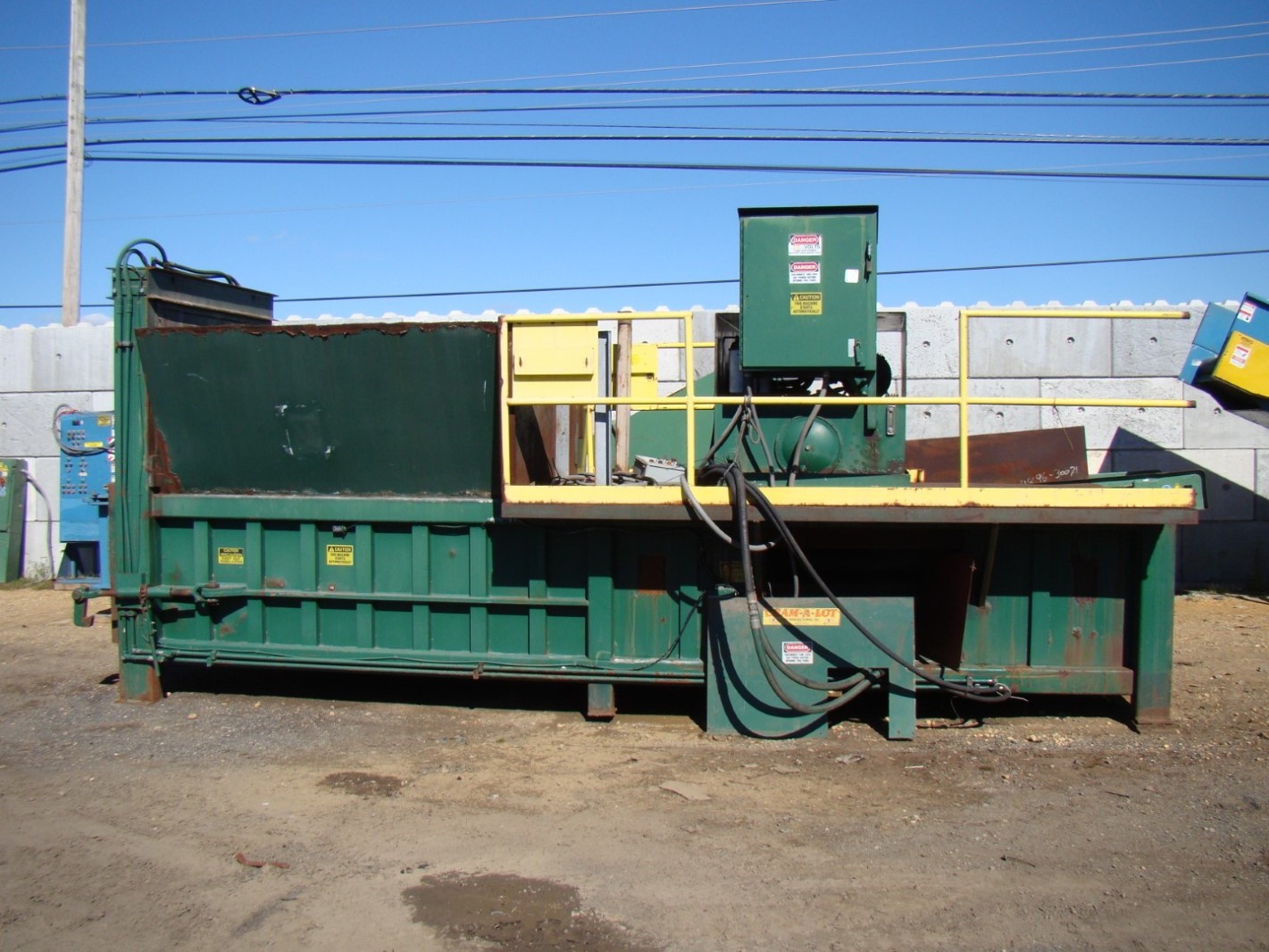 CramALot PH05 PreCrusher, Solid Waste Recycling Crusher 230460v