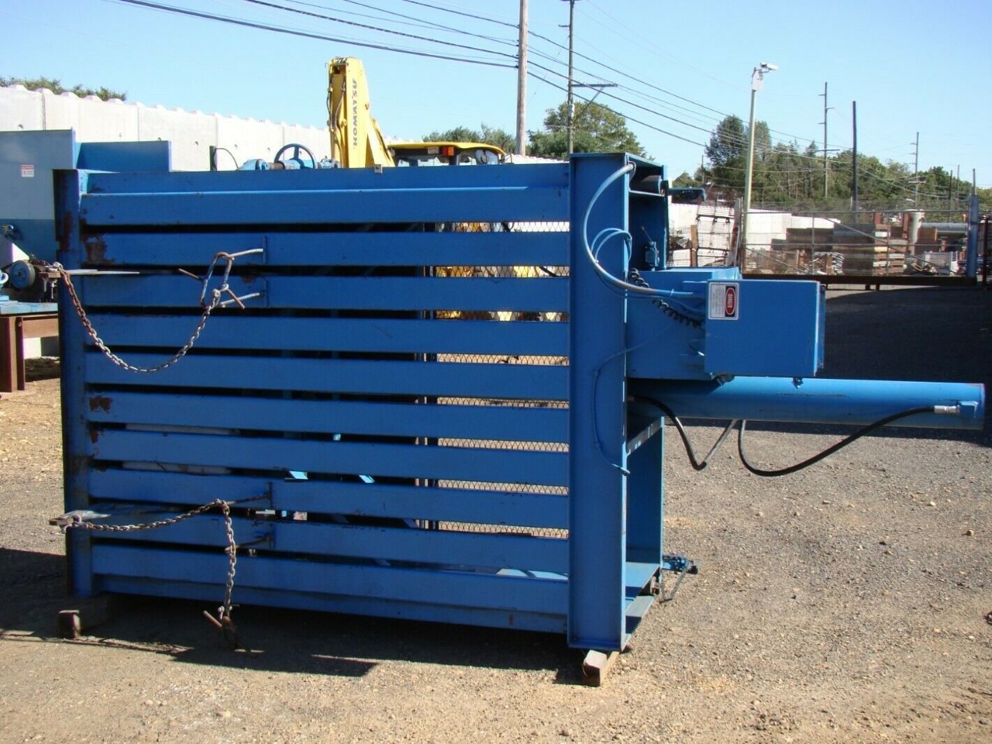 C + M Vertical Down Packing Baler, Model 60HD, 10HP 240v 3PH Joseph