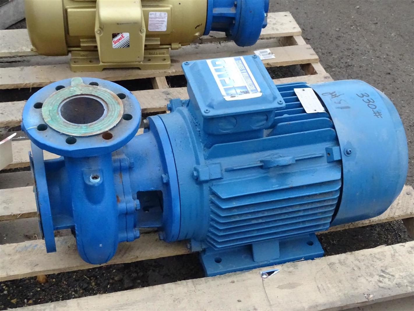 Grundfos NBG 15HP Centrifugal Pump 230/460 V, 100-80-160 | Joseph