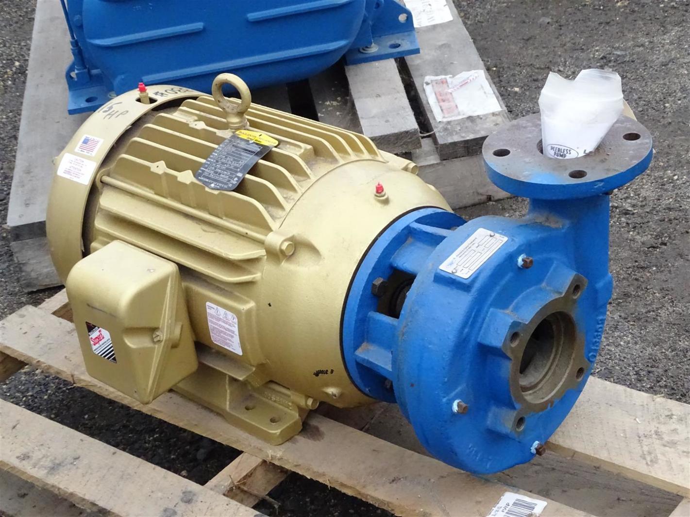 Peerless 15HP C825A Centrifugal Pump 230/460, Ph 3, C825AMBF Joseph