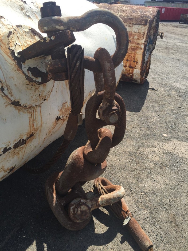 Offshore Mooring Buoy, Steel Cylinder Ship Buoy, 5' Dia. X 12' Long