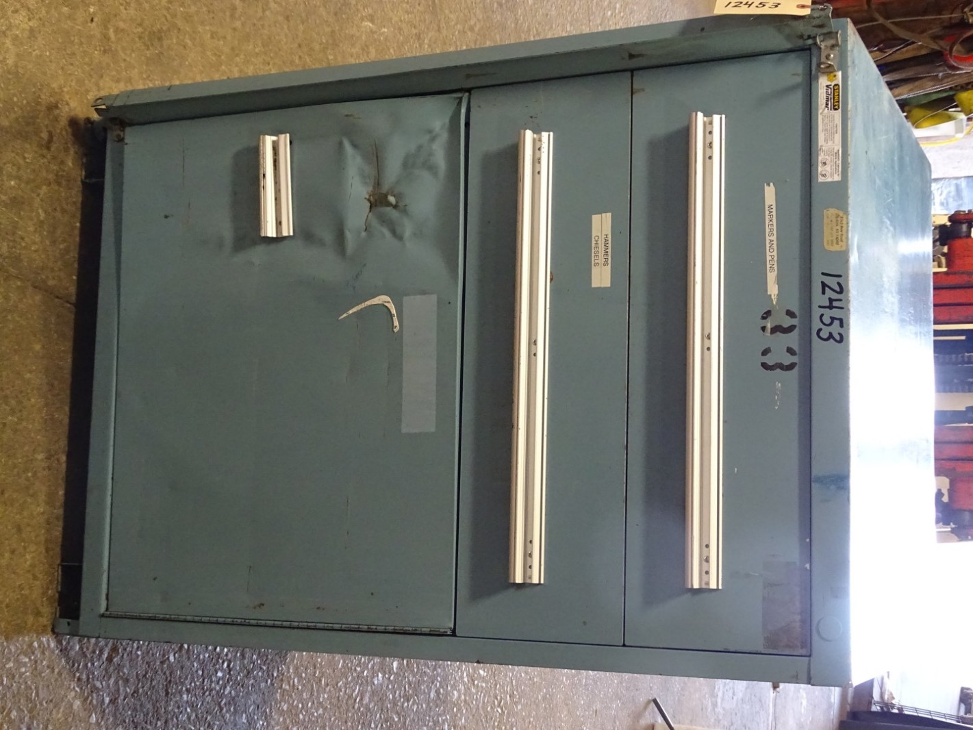 Stanley Vidmar Industrial Tool Chest, Stand Up Work Height , 2Drawer Joseph Fazzio