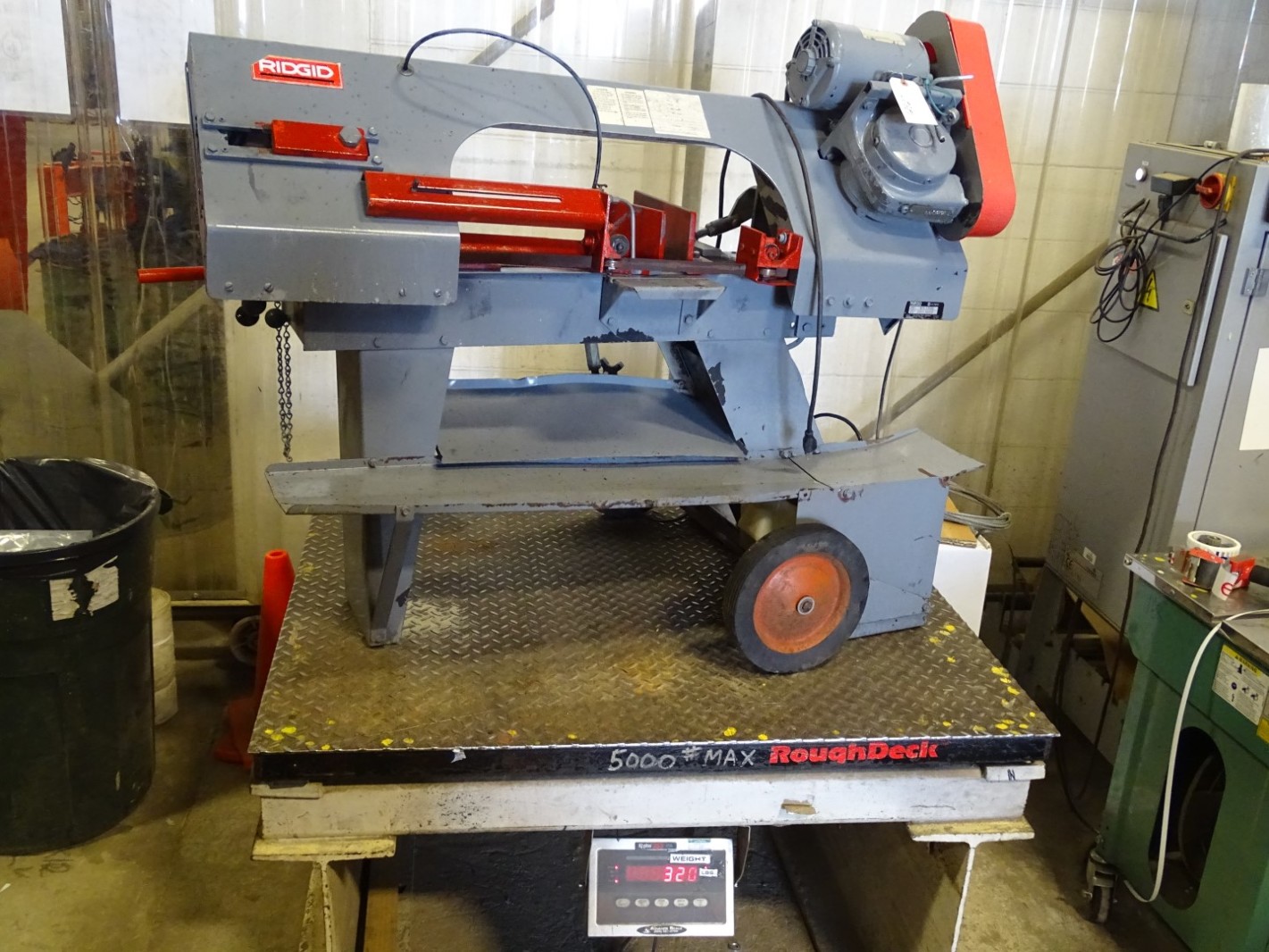 Ridgid Horizontal Band Saw, 3/4HP , 973.1723U Joseph Fazzio, Incorporated