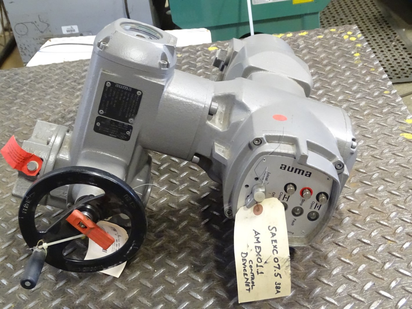 Auma Multiturn Valve Actuator 460VAC/3PH, SAEXC07.538A Joseph