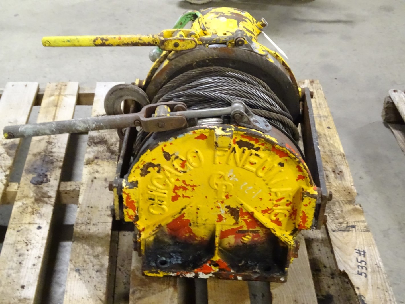 Chicago Pneumatic 4,000 LB. Pneumatic Winch, Air Tugger , T75522