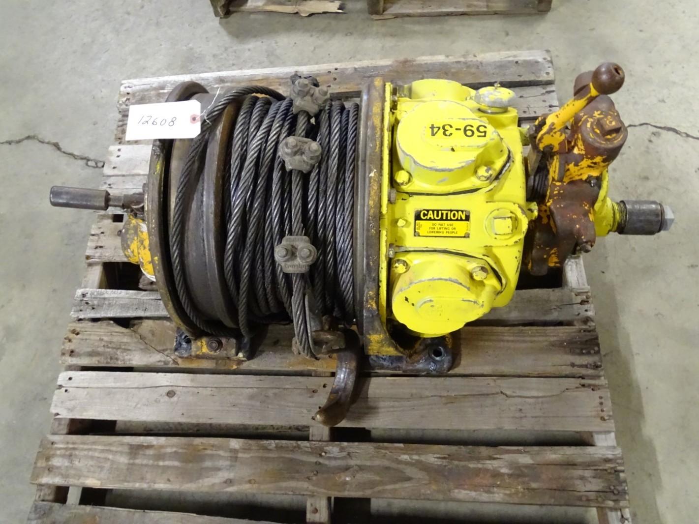 IngersollRand 7800 LB. Pneumatic Winch, Air Tugger , H5U eBay