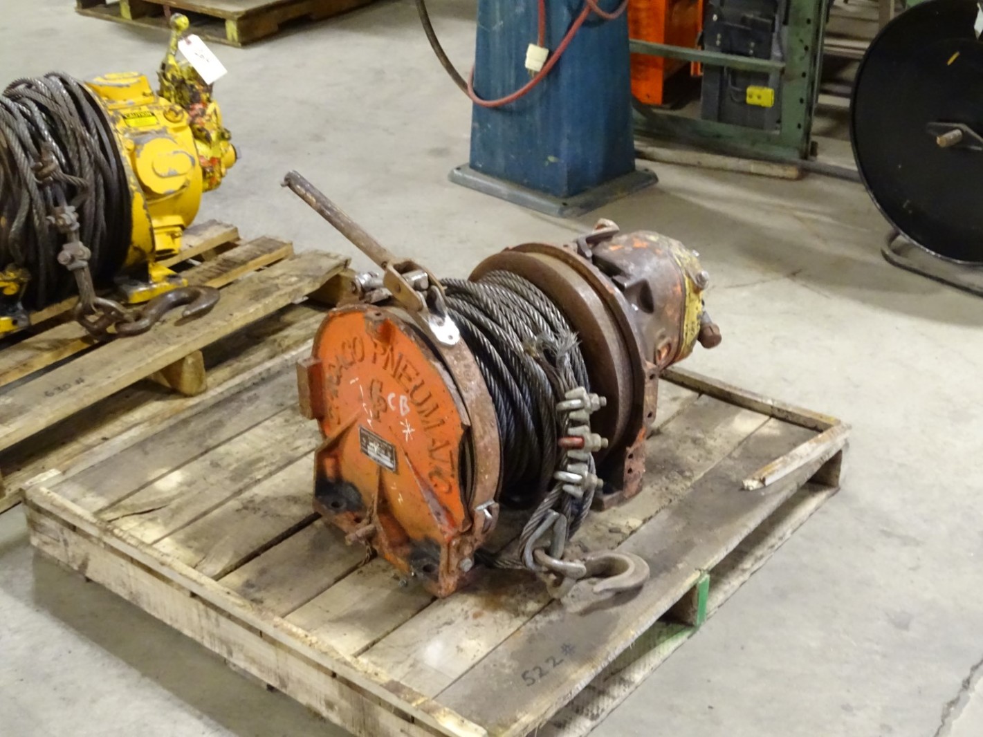 Chicago Pneumatic 4,000 LB. Pneumatic Winch, Air Tugger , 15RS Joseph