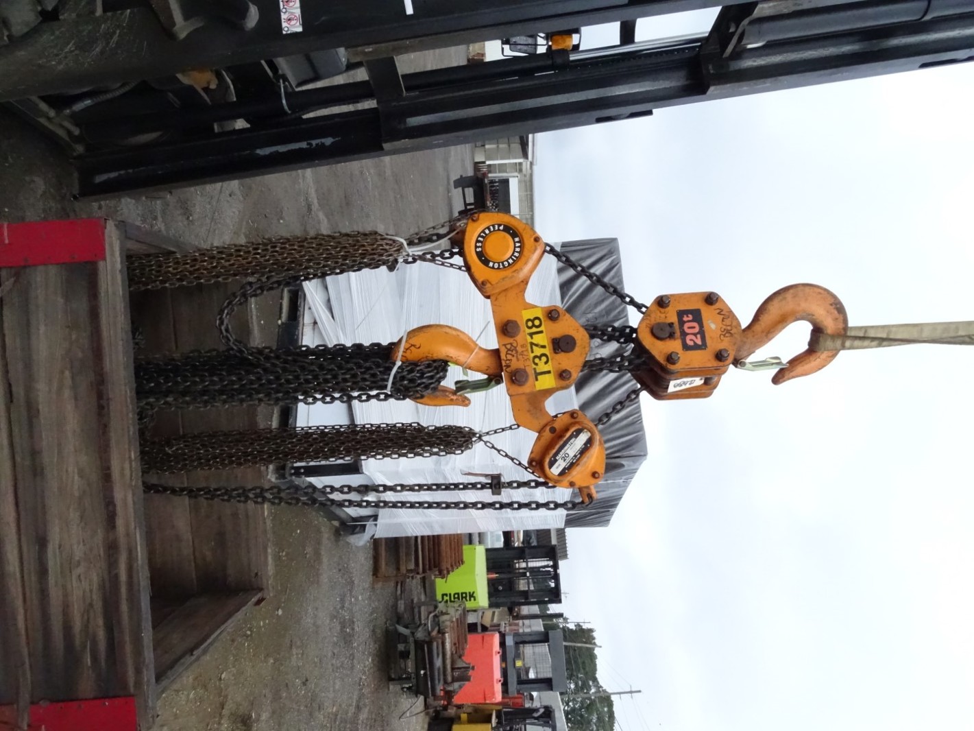 Harrington 20 TON Manual Hoist CB Type Chain Fall , CB200 Joseph Fazzio, Incorporated