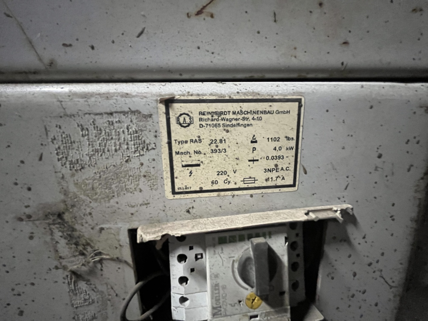 RAS Duct Former, Duct Zipper, Seam Closing Machine 22.81