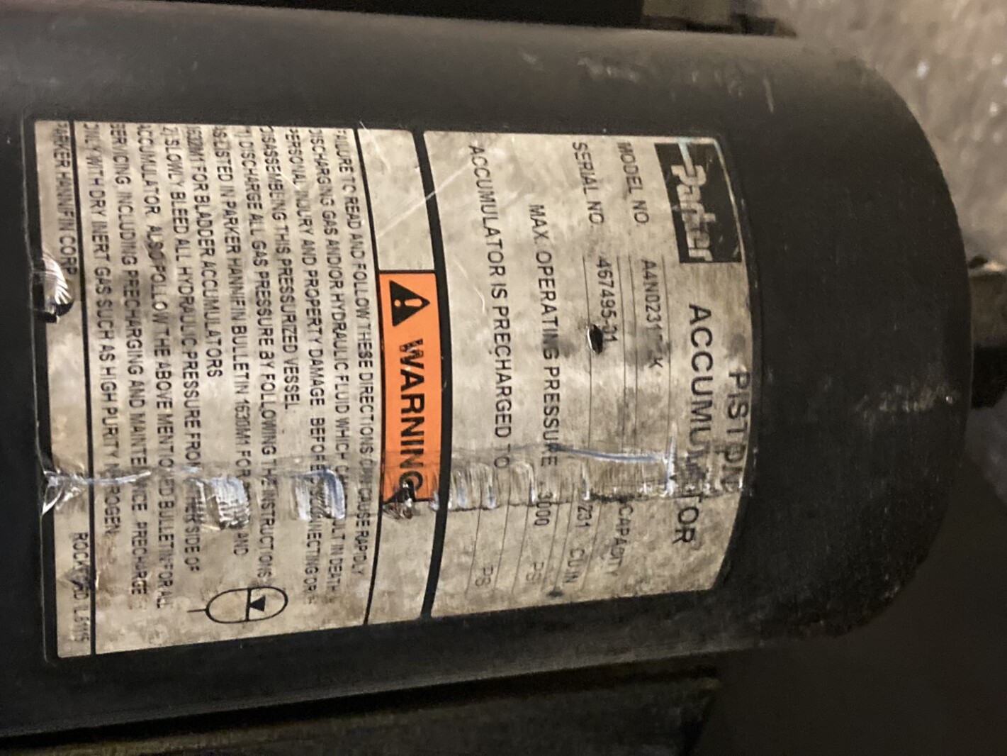 Vickers Electric Hydraulic Power Unit w/ 15HP 230/460 3PH Motor , 