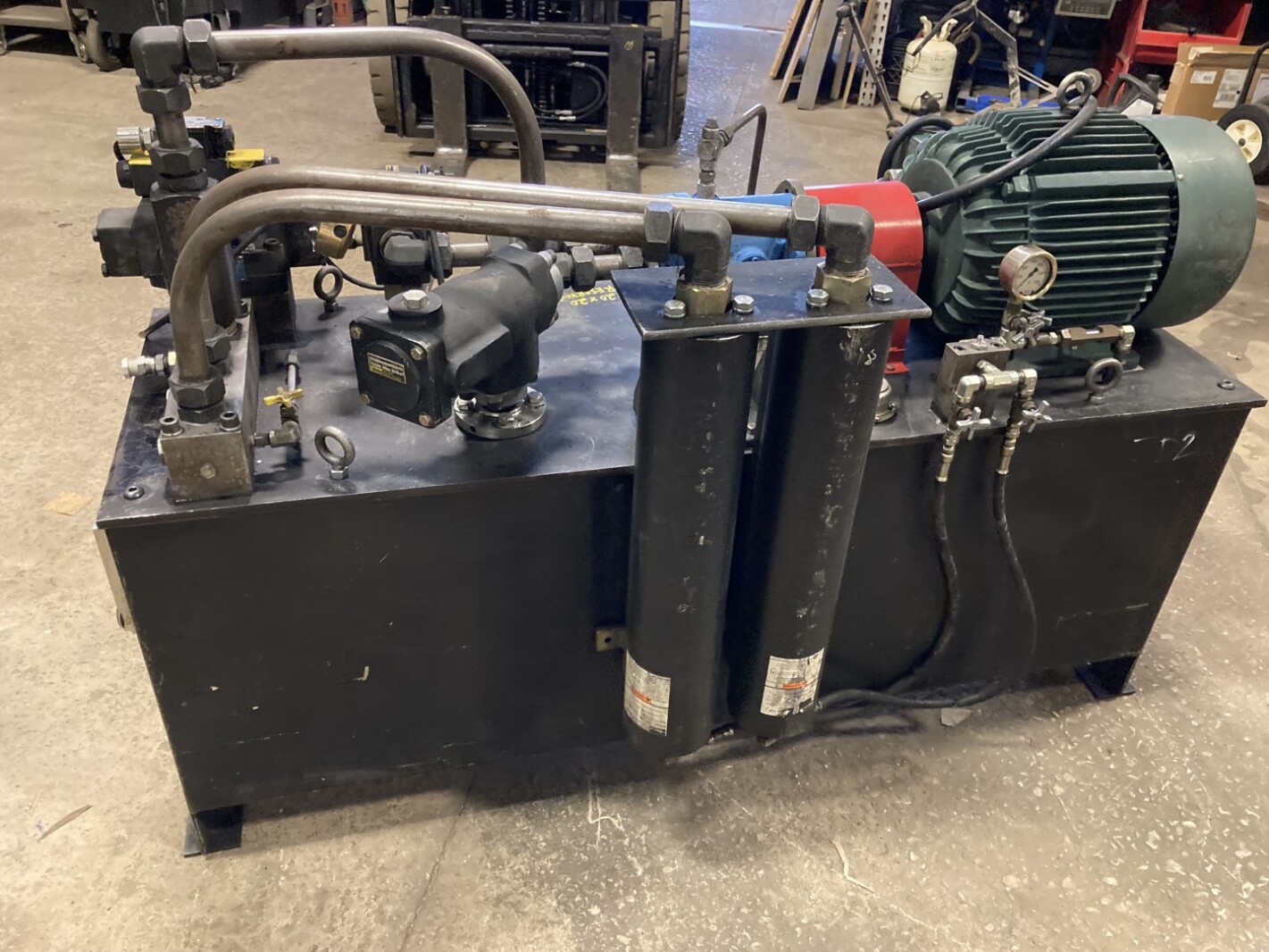 Vickers Electric Hydraulic Power Unit w/ 15HP 230/460 3PH Motor , 