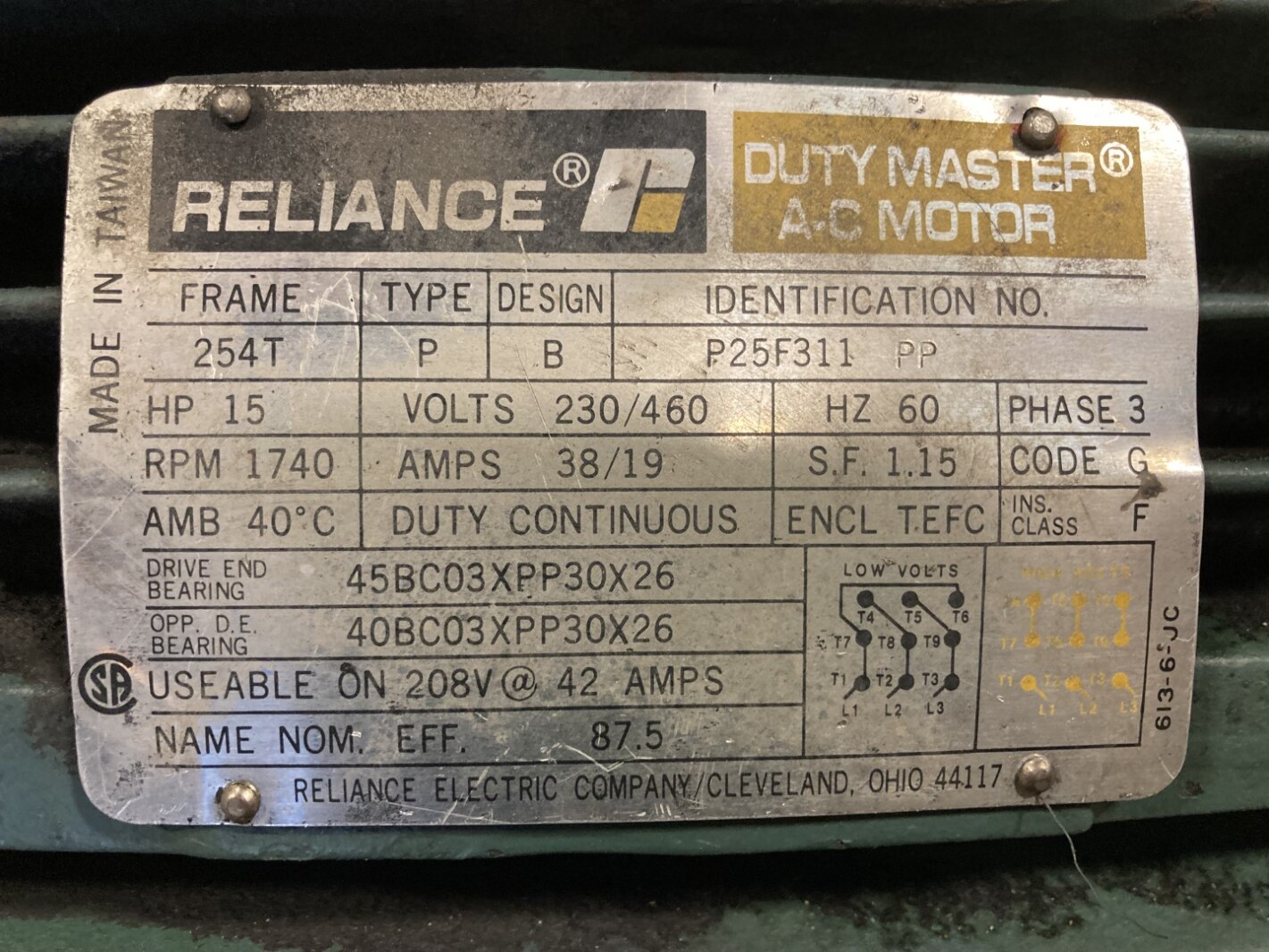 Vickers Electric Hydraulic Power Unit w/ 15HP 230/460 3PH Motor , 
