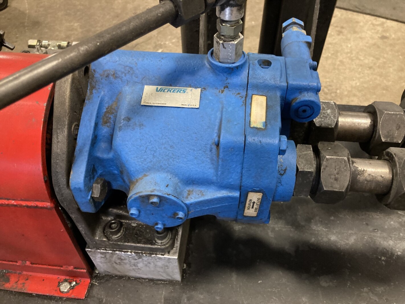 Vickers Electric Hydraulic Power Unit w/ 15HP 230/460 3PH Motor , 