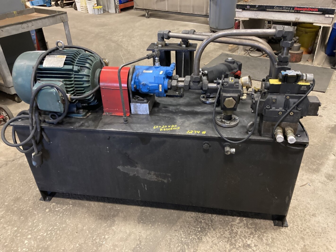Vickers Electric Hydraulic Power Unit w/ 15HP 230/460 3PH Motor , 