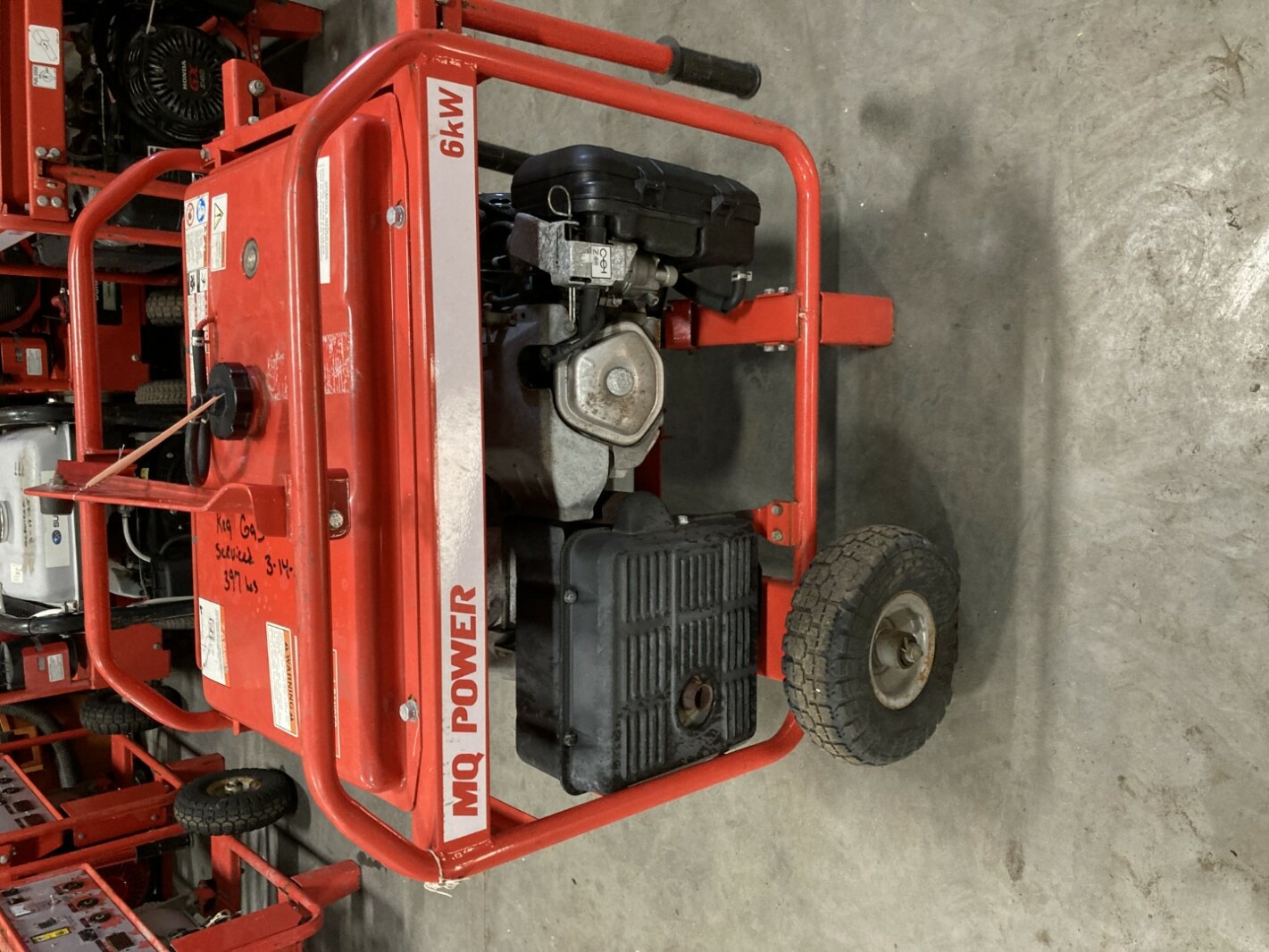 Multiquip 6000 Watt Generator, Honda GX-340, 120/240V 397.4 HRS