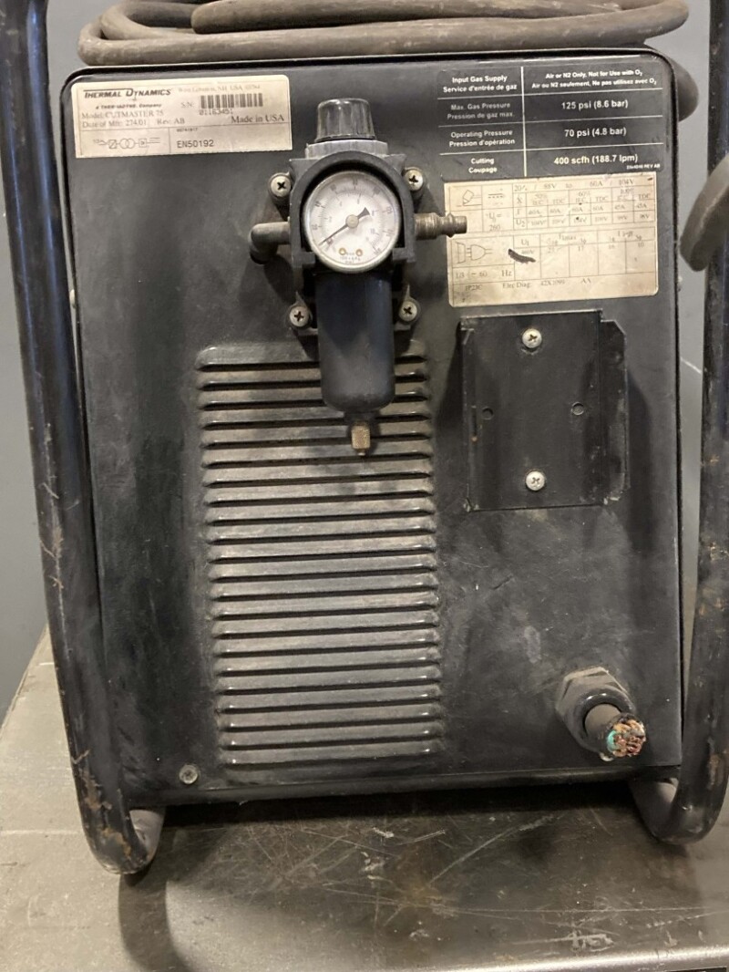 Thermadyne Thermal Dynamics Plasma Cutter 208-460VAC, Cutmaster 75