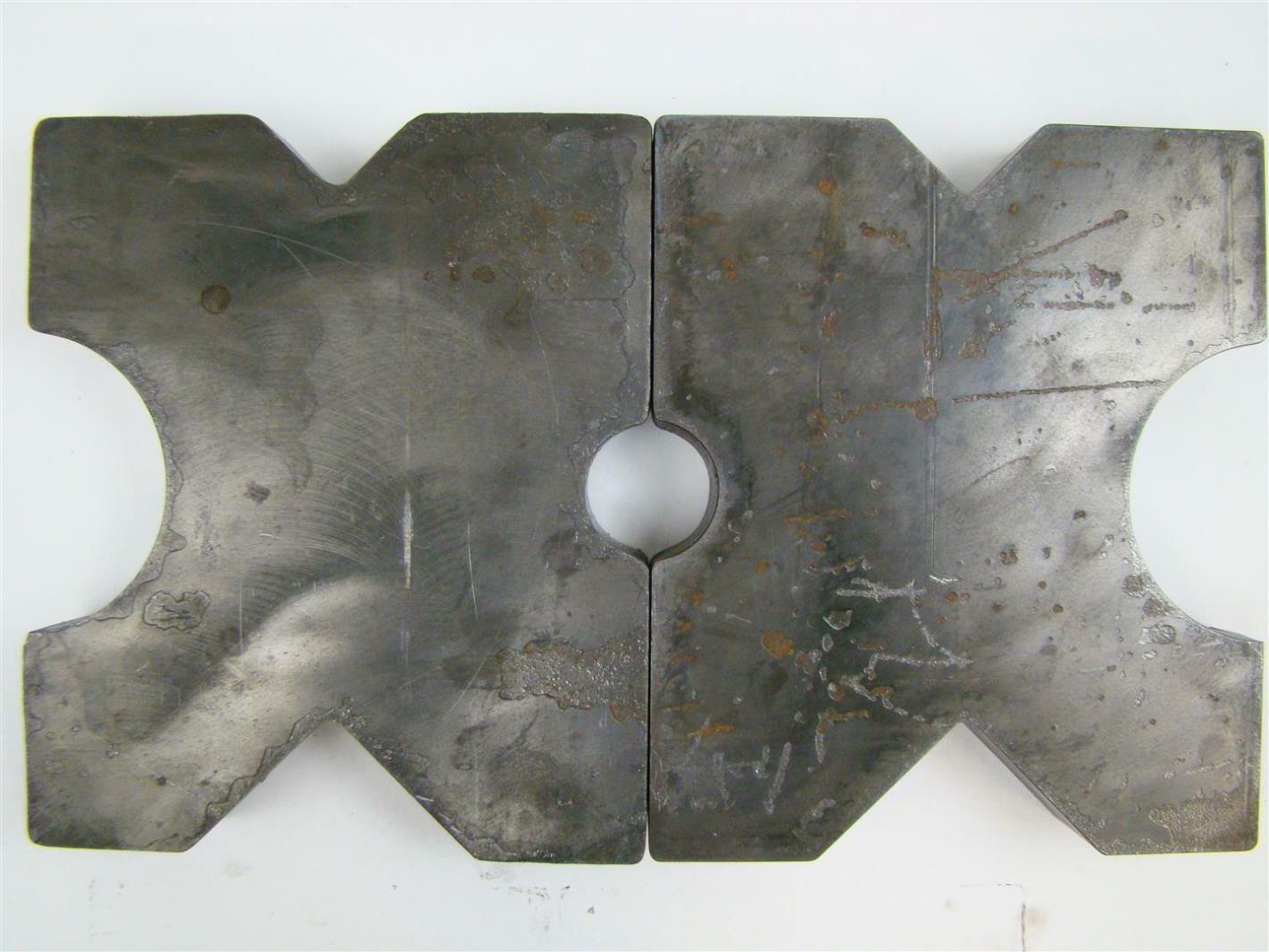 (PAIR) 8.5x10 Arbor Plates 1.5" Thick, Hydraulic HFrame Shop Press, VCut Joseph Fazzio