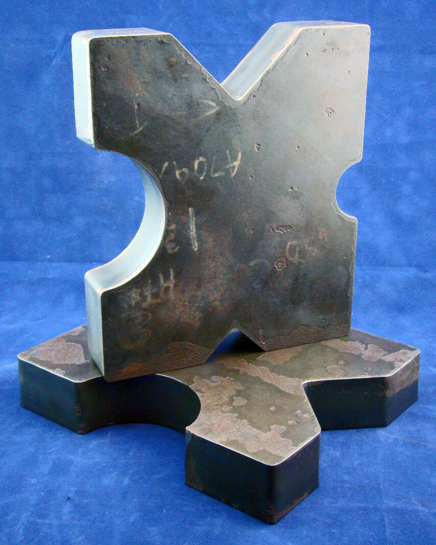 (PAIR) 8.5x10 Arbor Plates 1.75" Thick, Hydraulic HFrame Shop Press, V