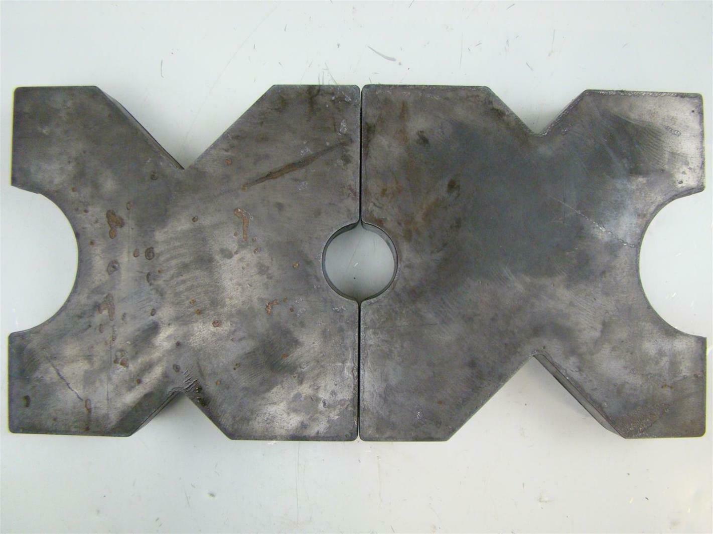 (PAIR) 9.75x9.75 Arbor Plates 1.625" Thick, Hydraulic HFrame Shop