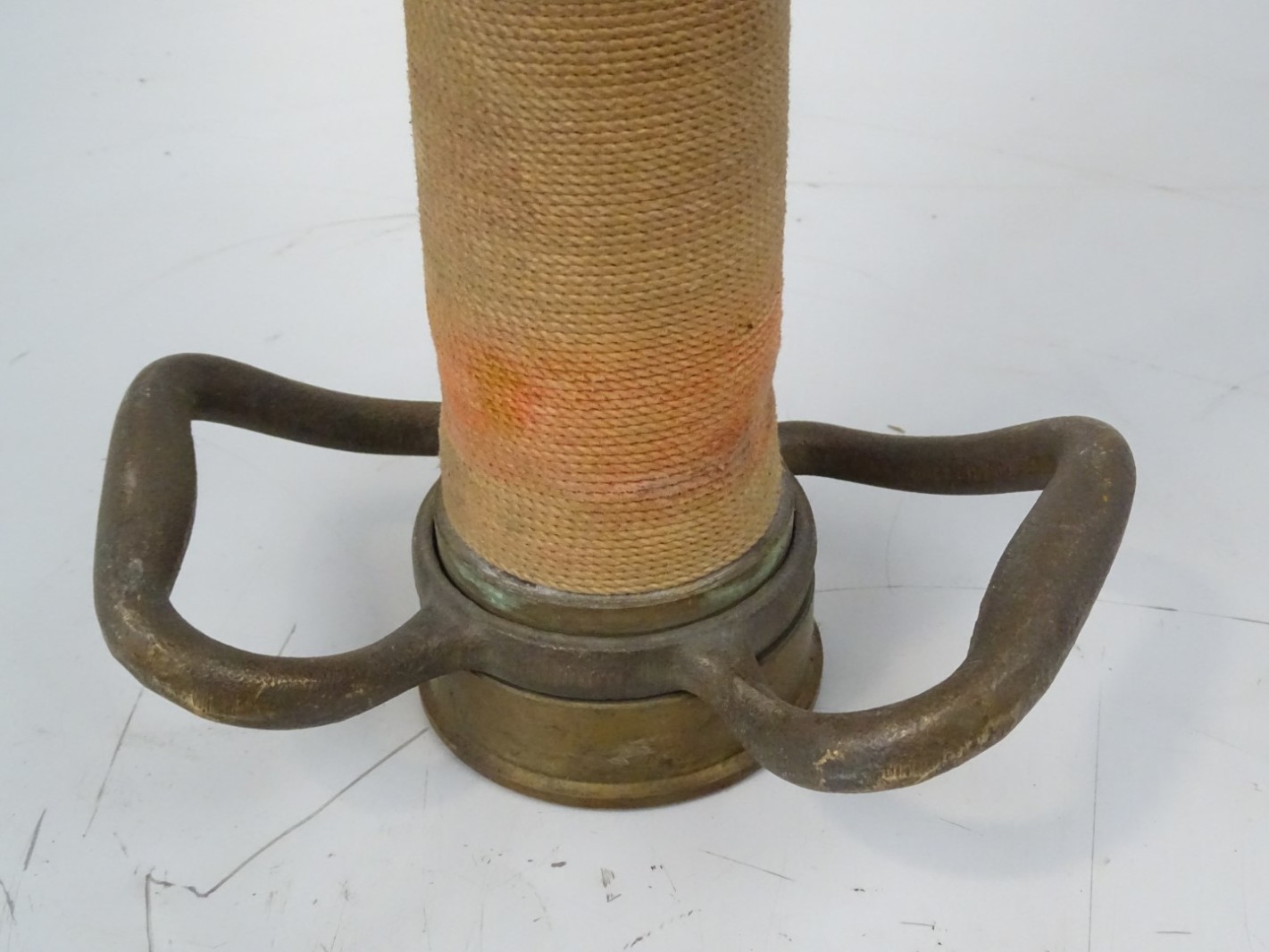 PlayPipe  Antique Brass & Copper Fireman Nozzle 2 1/2 NH , EWV