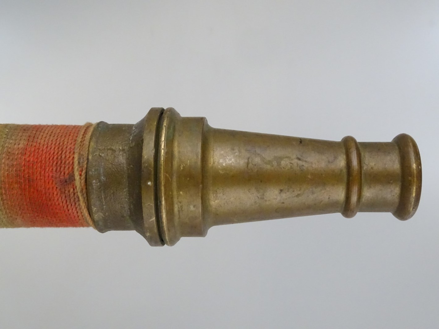 PlayPipe  Antique Brass & Copper Fireman Nozzle 2 1/2 NH , EWV