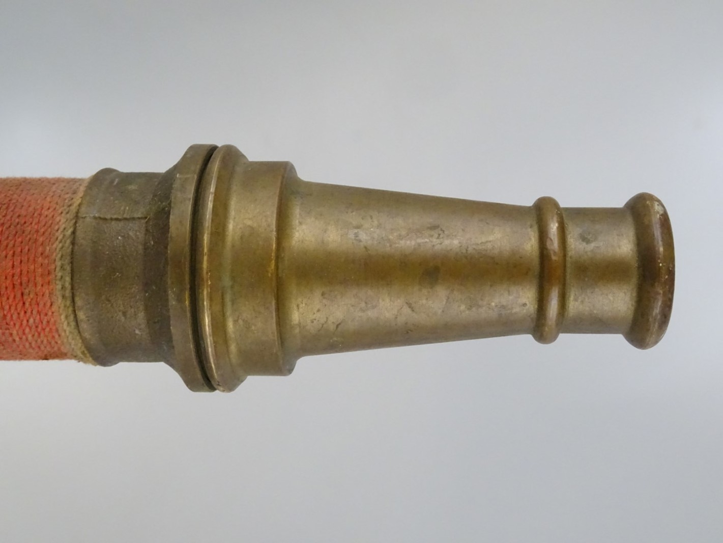 PlayPipe  Antique Brass & Copper Fireman Nozzle 2 1/2 NH , EWV