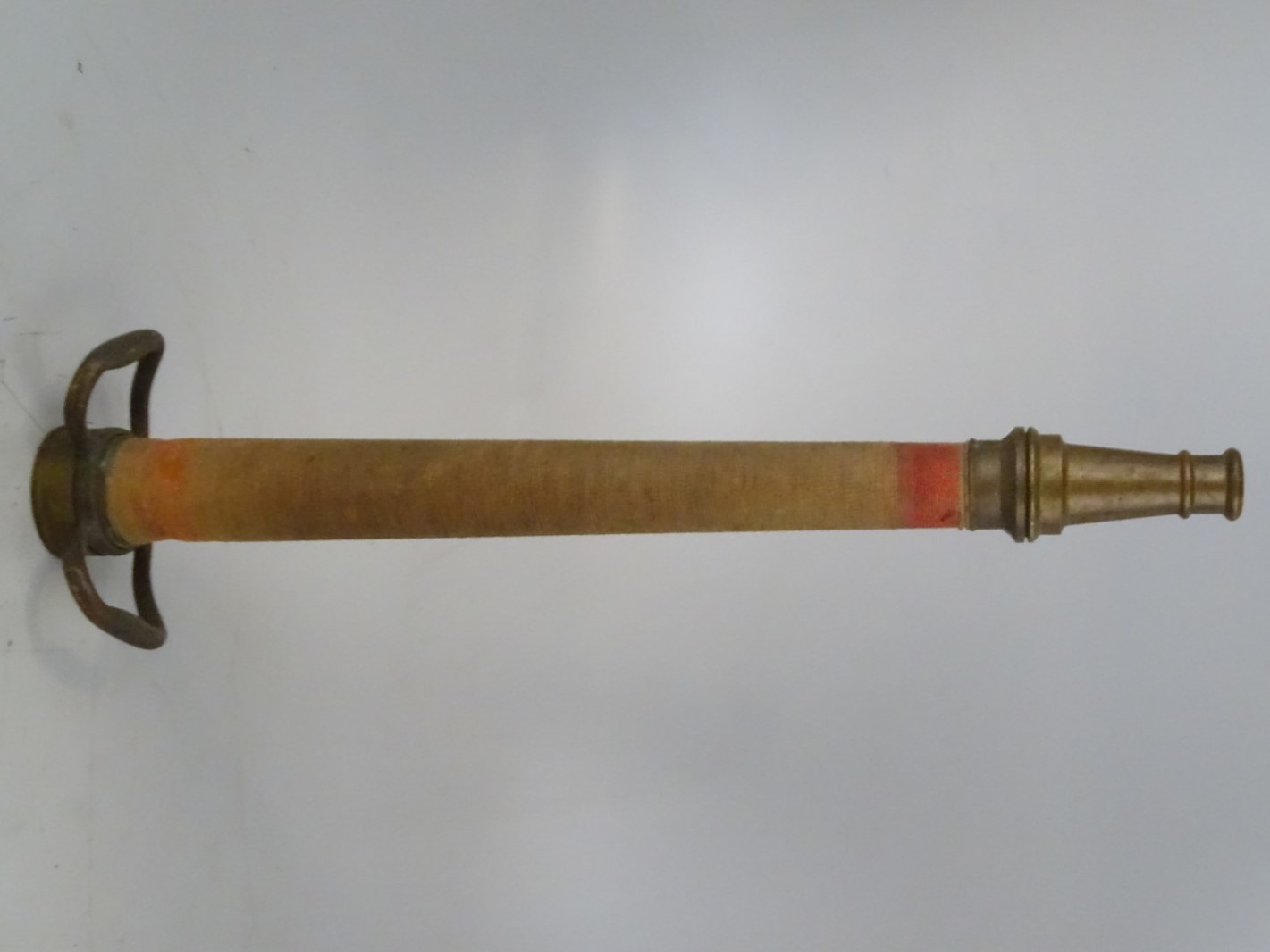 PlayPipe  Antique Brass & Copper Fireman Nozzle 2 1/2 NH , EWV