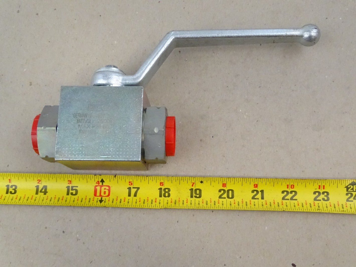 Stauff 6,000 PSI Ball Valve 3/4", BBV21120001M Joseph Fazzio