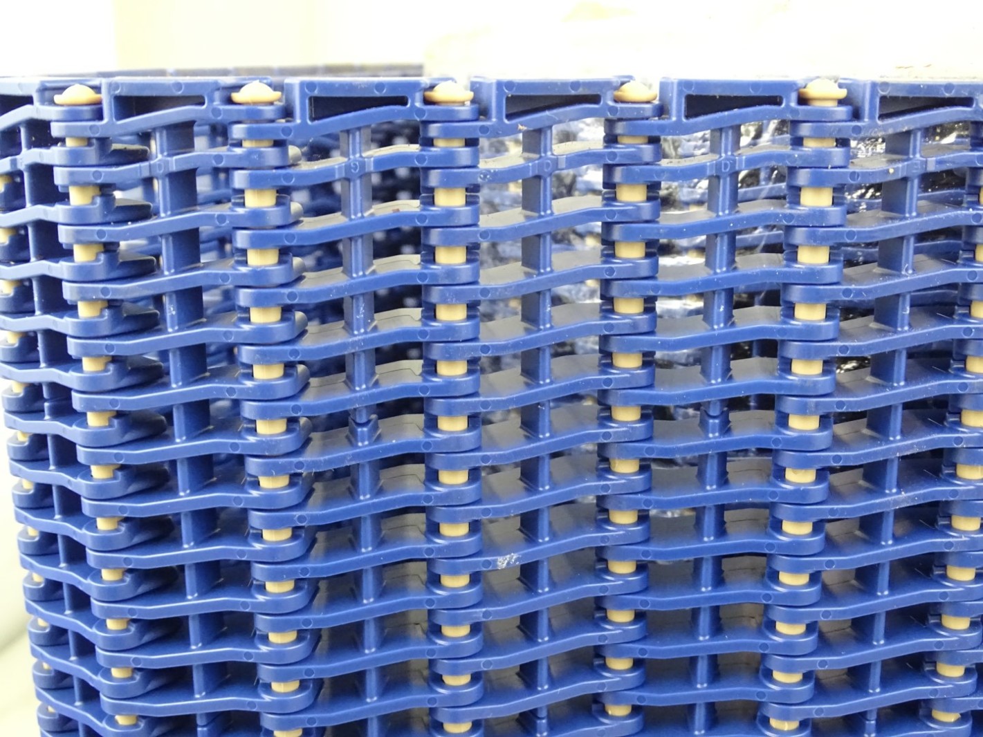 Intralox Blue Flush Grid Conveyor Belt 26' x 17.8" , Series 900