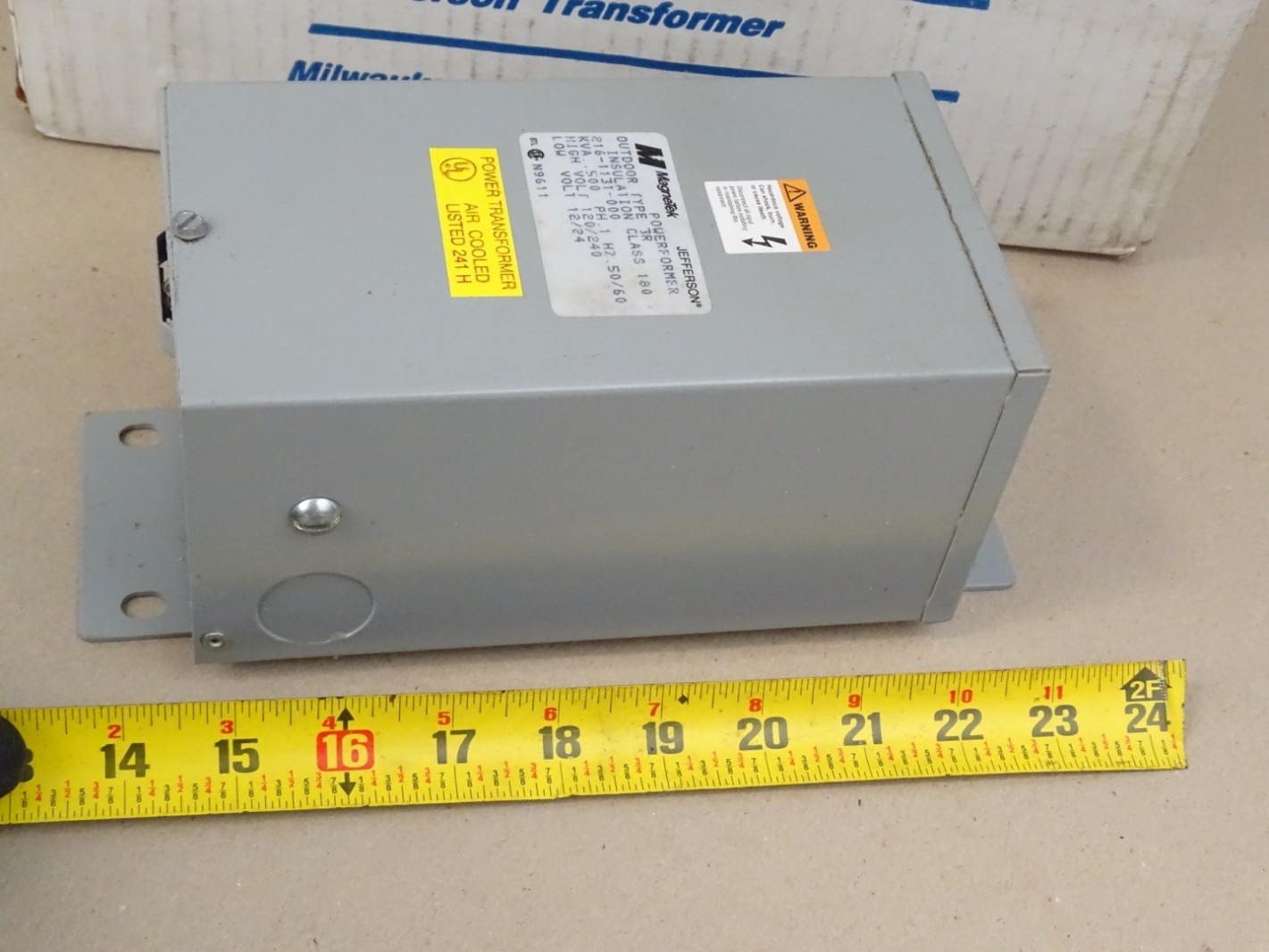 Magnetek .5 kVA Transformer 120/240 x 12/24, 21G-1131-000