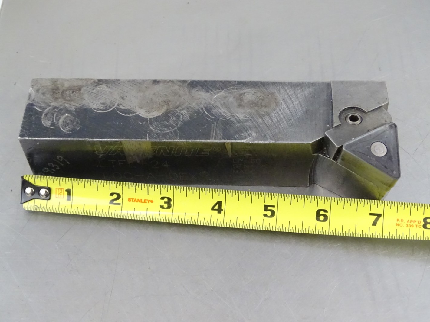 Valenite Indexable Carbide Turning Tool, Square Shank , LTFL24 Joseph Fazzio, Incorporated