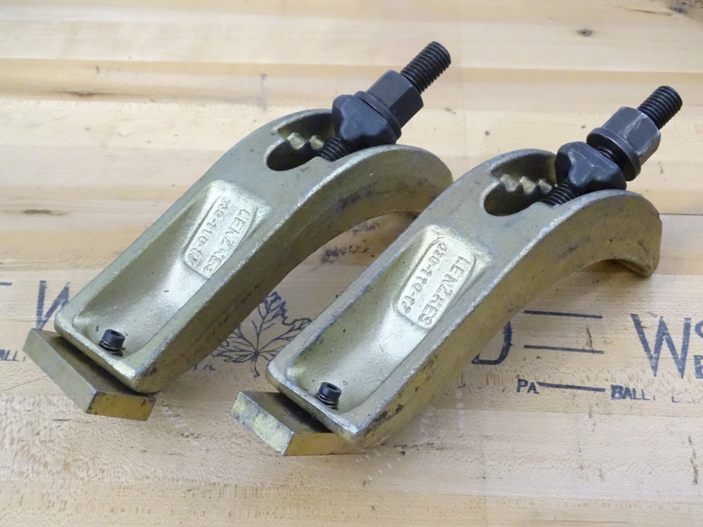 (2) Lenzkes Machine Clamps , 03041017 Joseph Fazzio, Incorporated