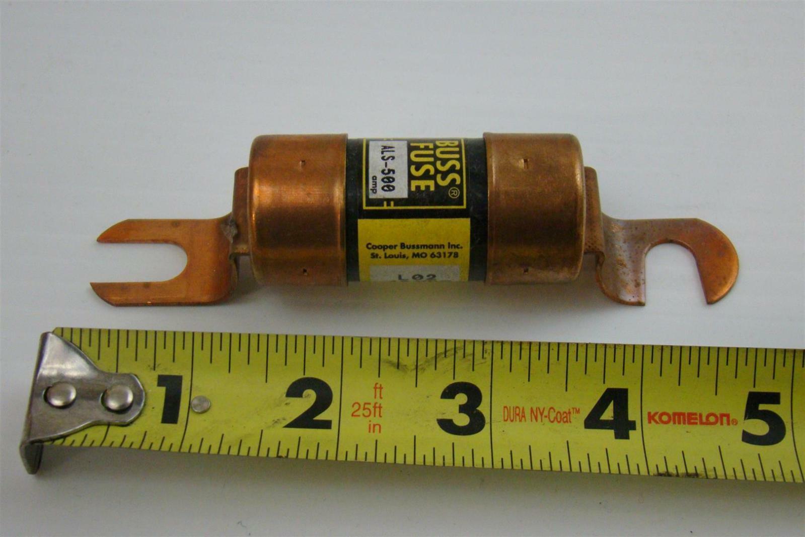 Buss Fuse 500A L02 48VDC ALS500 Joseph Fazzio, Incorporated