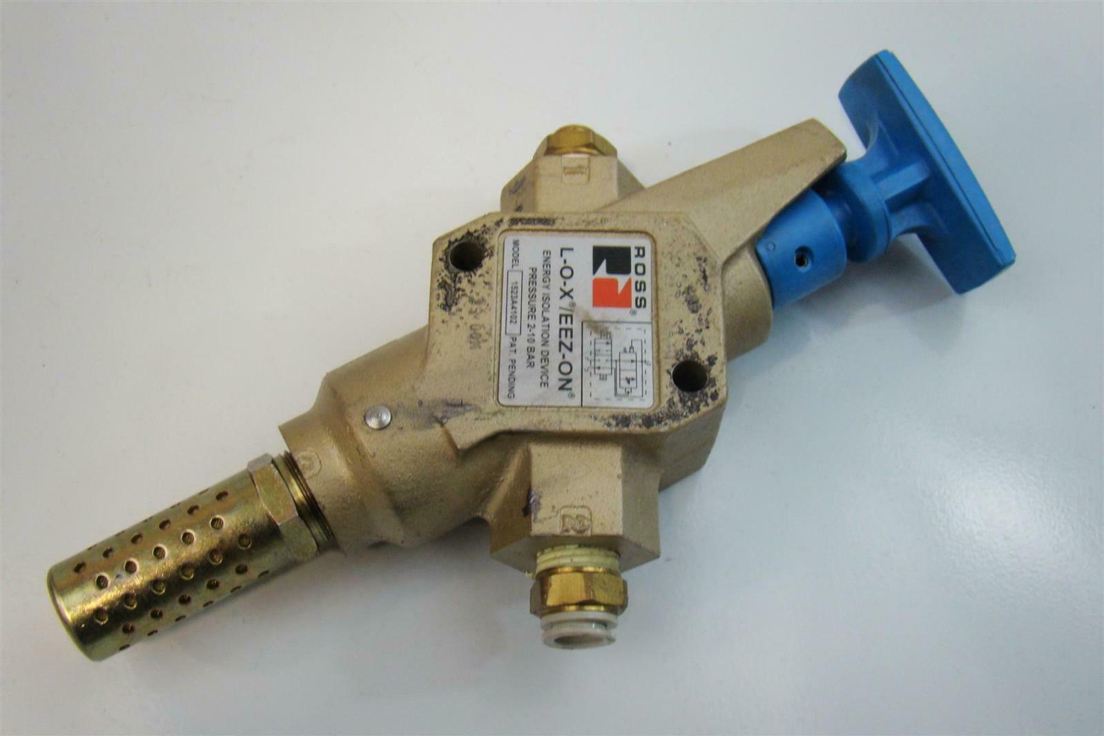 Ross L-O-X/EEZ-ON Energy Isolation Device Pressure 2-10 Bar 1523A4102 ...