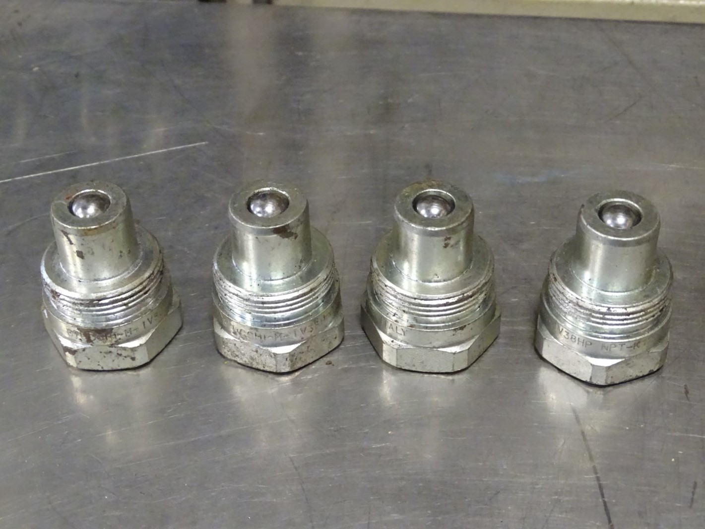 (4) StucchiMJV38HP Enerpac Interchange Quick Coupler 3/8", NPTK12 Joseph Fazzio, Incorporated