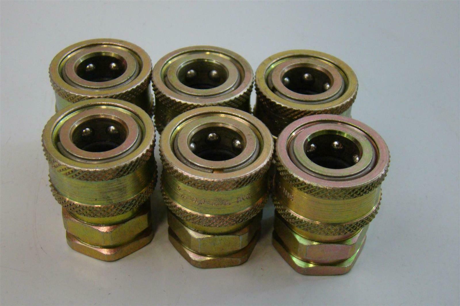 (6) SnapTite Quick Connector Fittings 3/8" NPT Joseph Fazzio