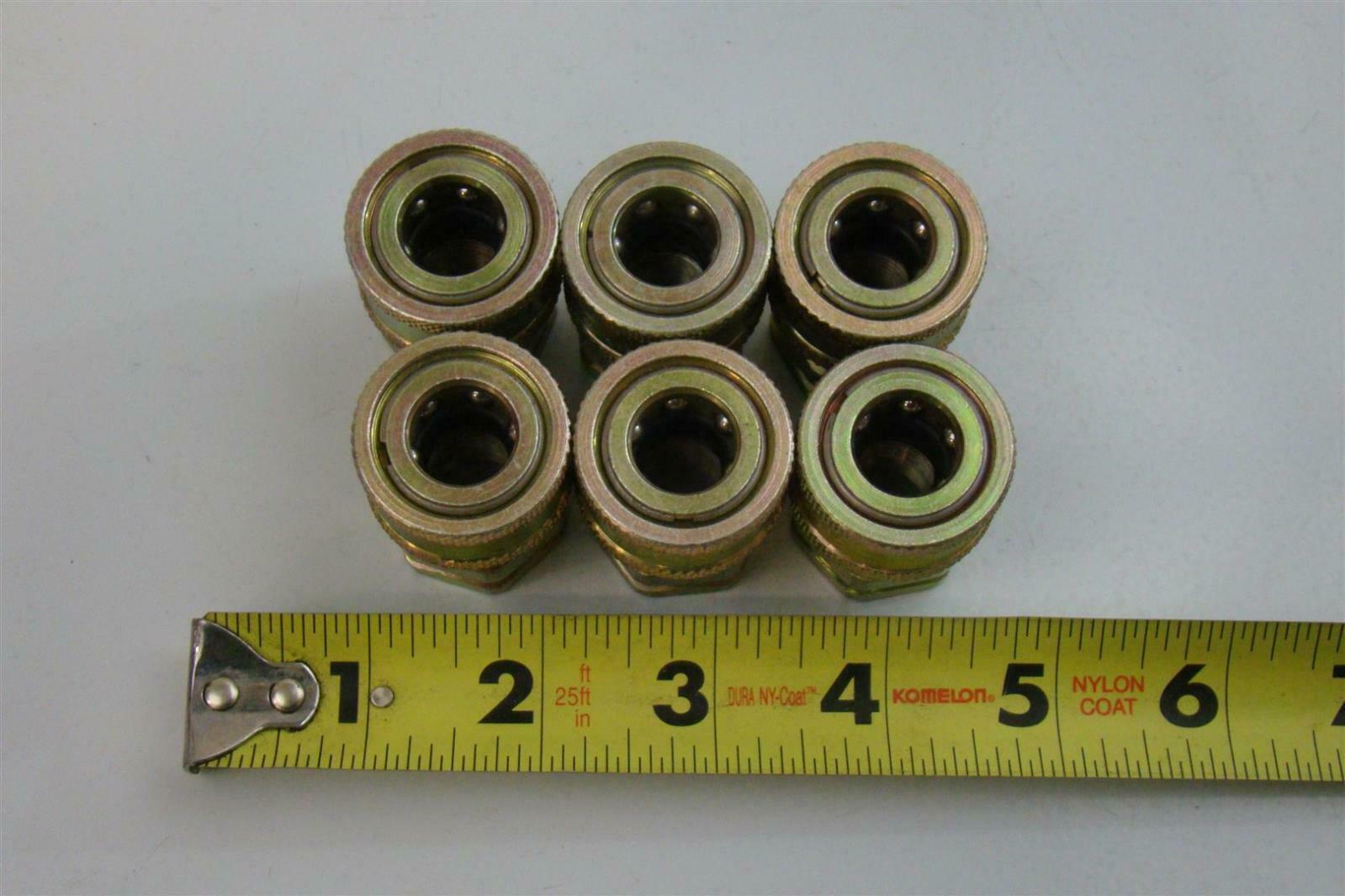 (6) SnapTite Quick Connector Fittings 3/8" NPT Joseph Fazzio