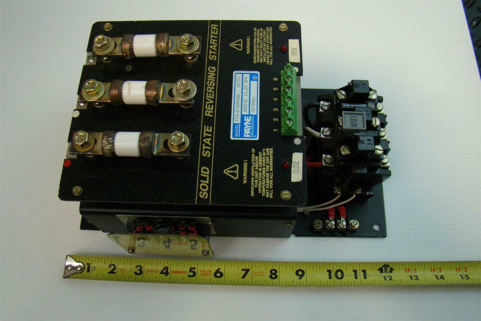 Payne Engineering 240VAC 13.2Amps 3Ph 50/60Hz 11R-2-5HPLN2-20721