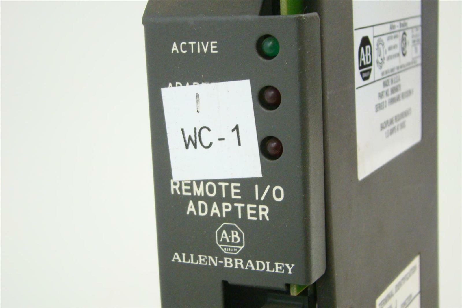 Allen Bradley Remote I/O Adapter Module , 1771ASB D eBay