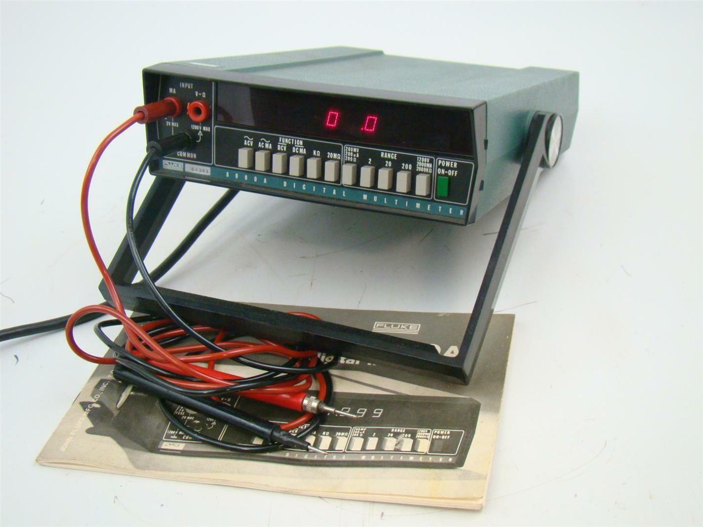 Fluke Digital Multimeter , 8000A Joseph Fazzio, Incorporated