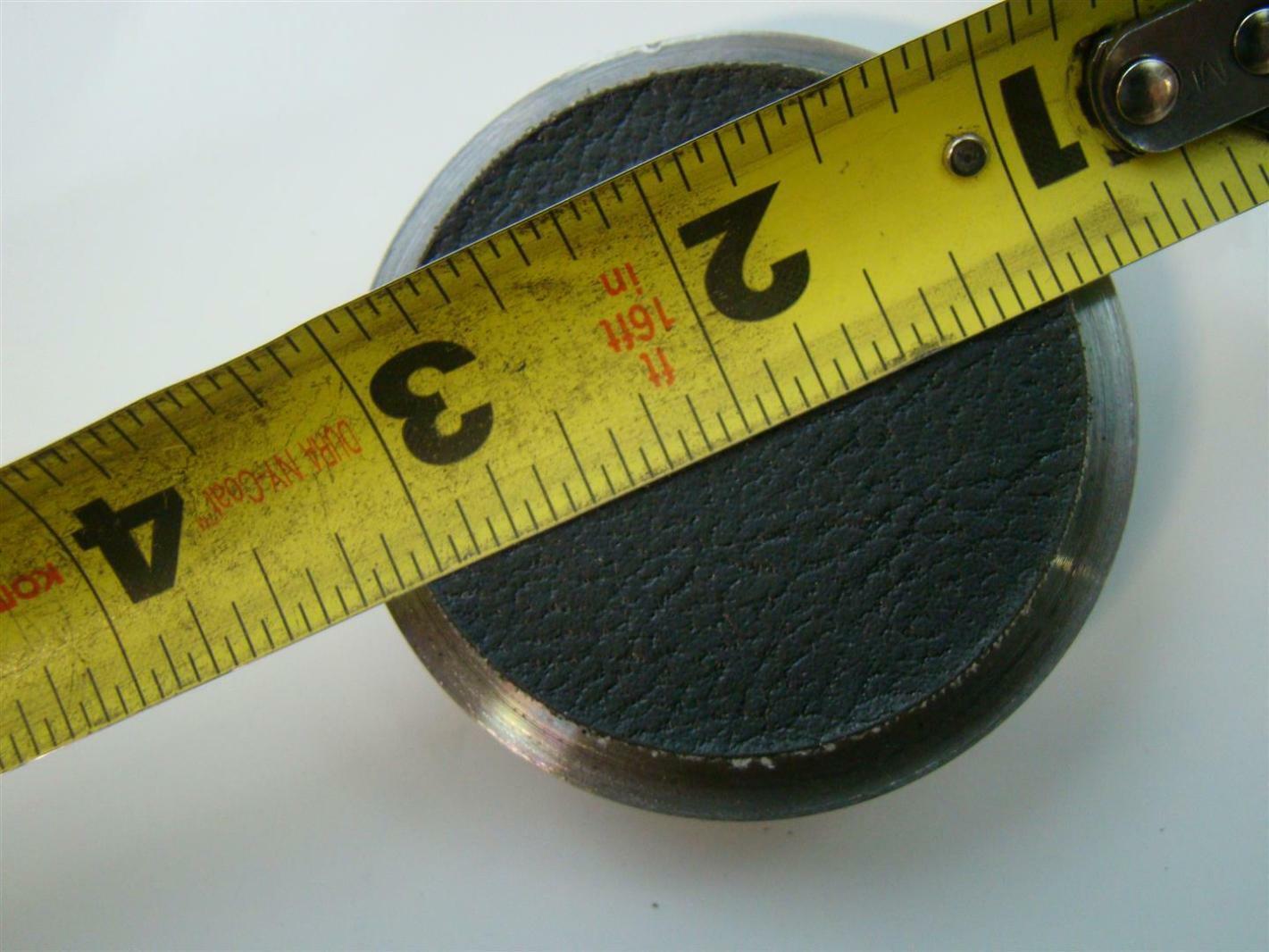 Rubber Sanding Pad 2.125" 10510027 Joseph Fazzio, Incorporated