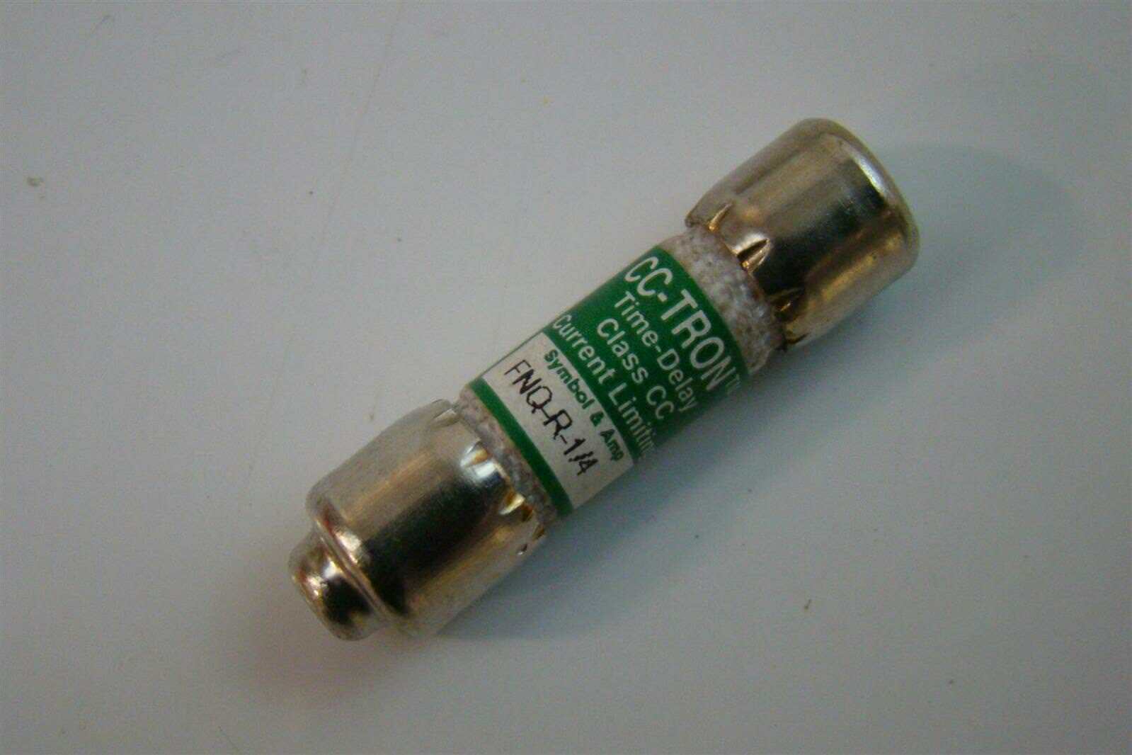 (9) Bussmann Fuses CCTron TimeDelay Current Limiting 600VAC FNQR1/4