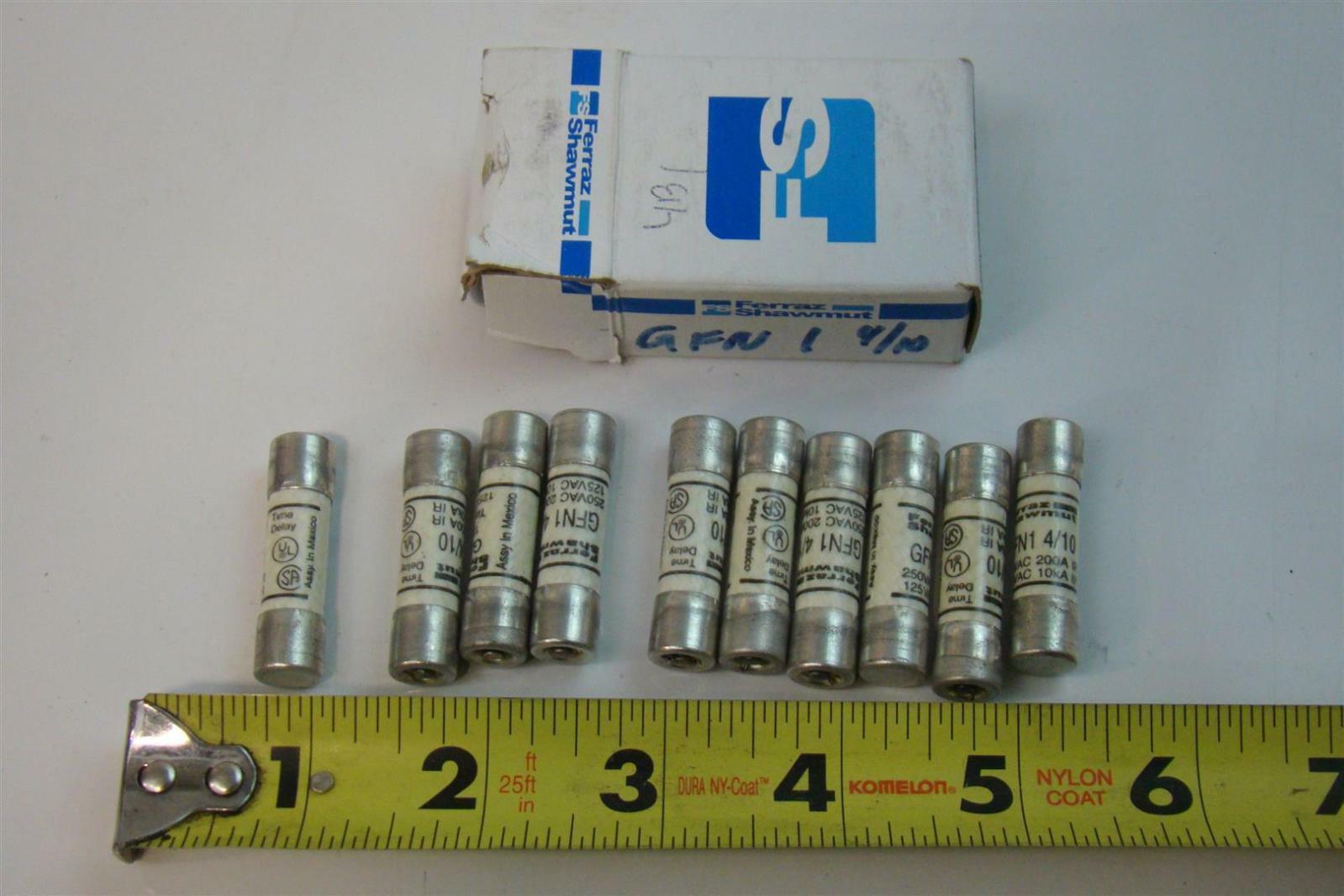 (10) Ferraz Shawmut 250VAC 200A GFN 4/10 | Joseph Fazzio, Incorporated