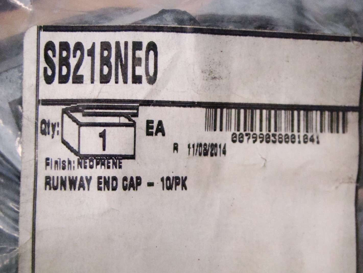Cooper B-Line Runway End Cap-10Pk , SB21BNEO