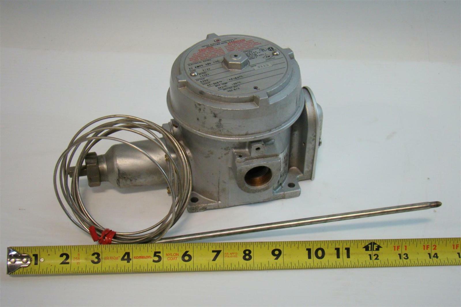 United Electric Controls Thermostat 22Amps 480Vac 2200 25325 deg F