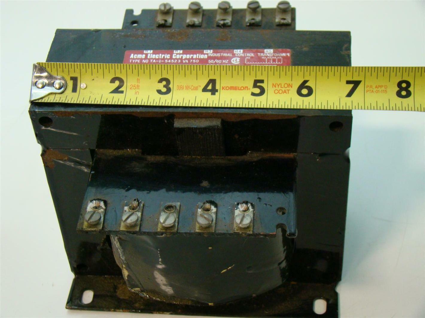 Acme Electric Corporation Industrial Control Transformer 50/60Hz TA1